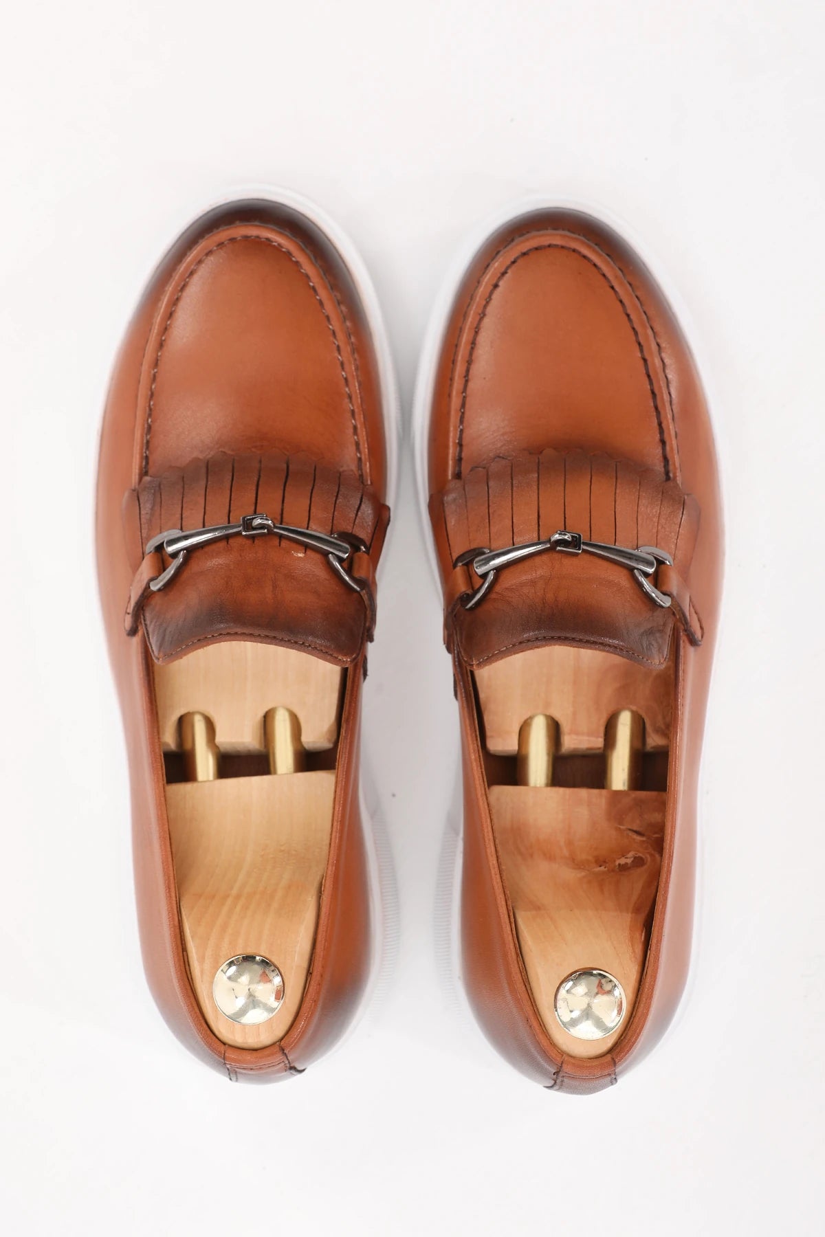 Tan Shaded Casual Buckle Loafer