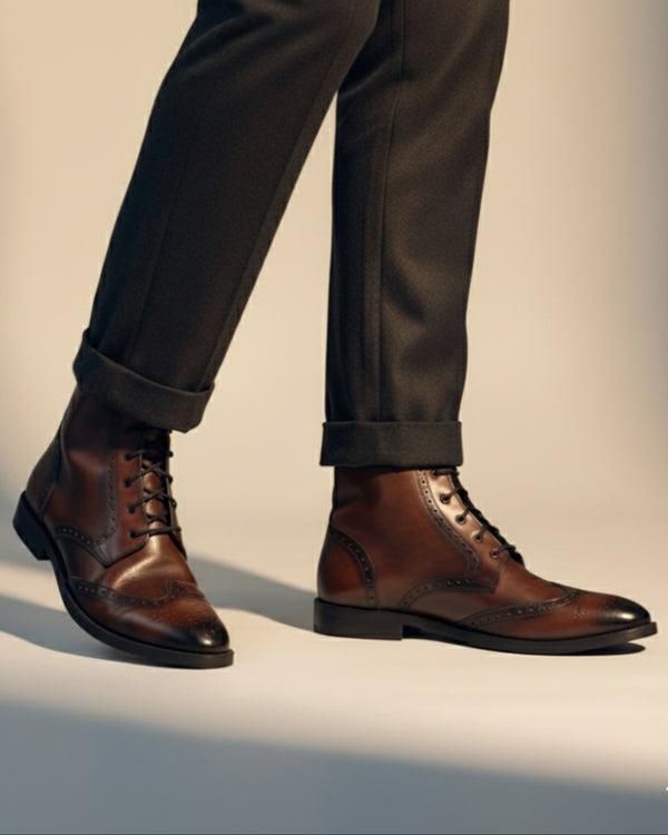 Brown Shaded Boots