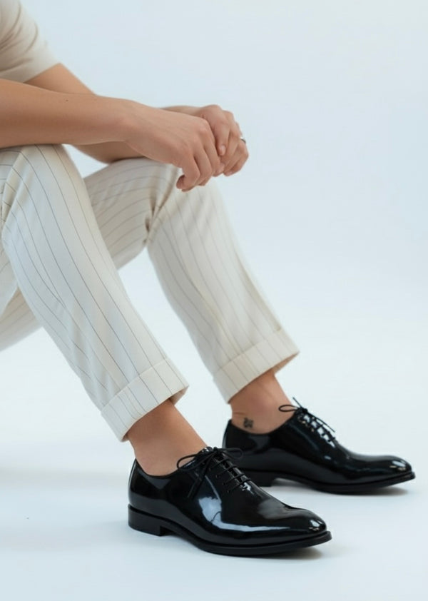 Black Patent Wholecut