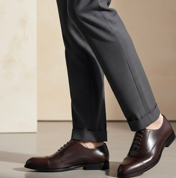 Brown Captoe Oxford