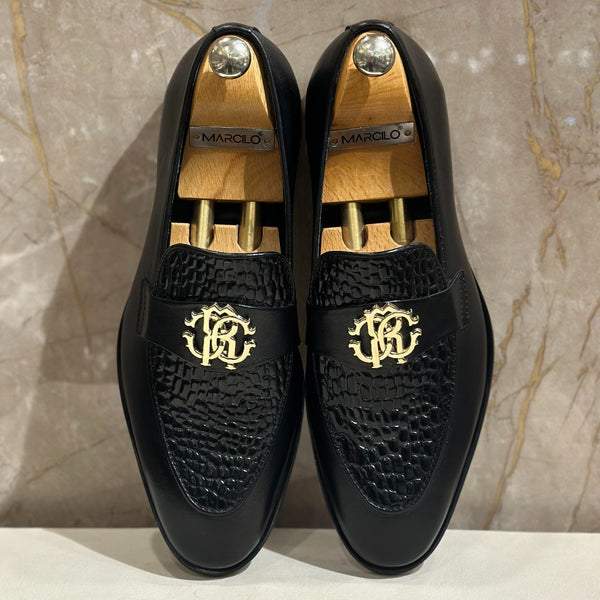 Black Croc RC Loafer