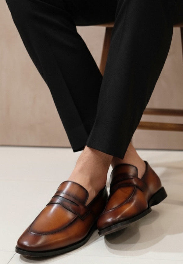 Brown Penny Loafers