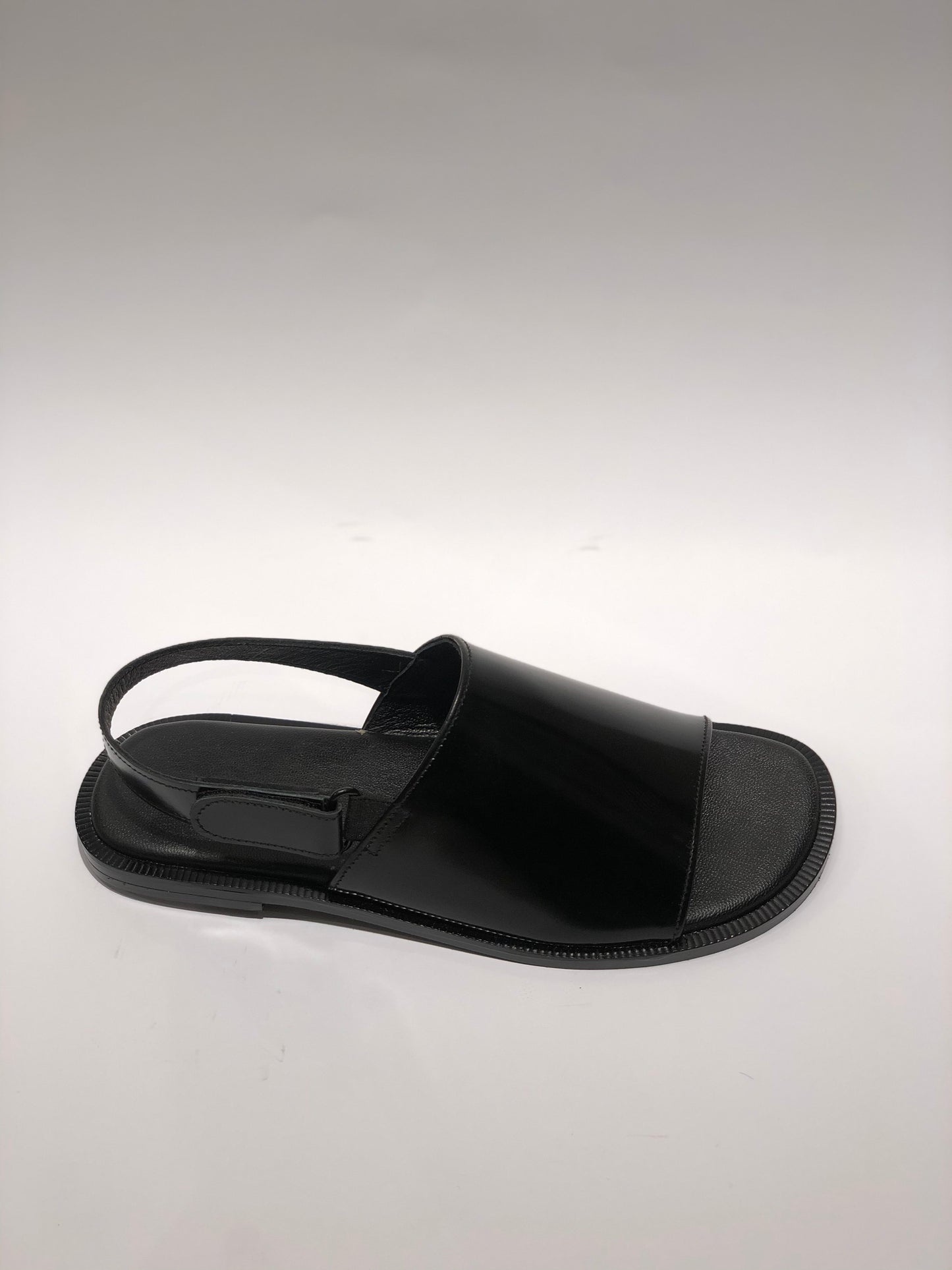 Black Calf Sandals