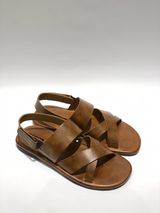 Brown Strap Sandals