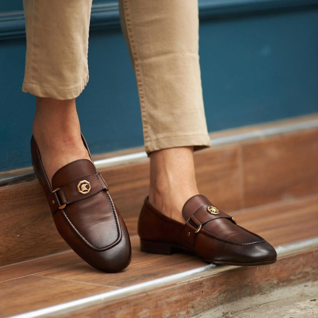 Brown Azok Loafer