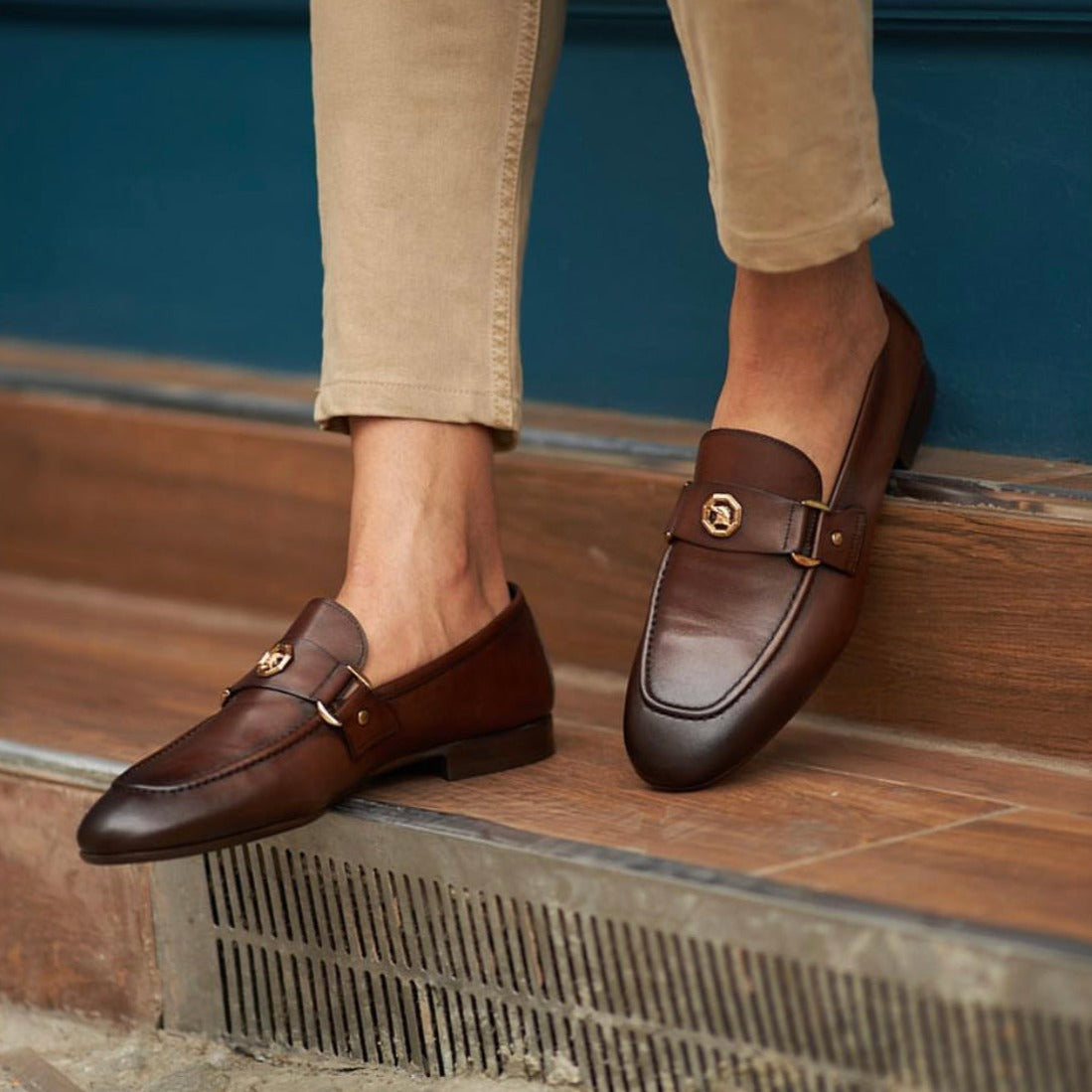 Brown Azok Loafer