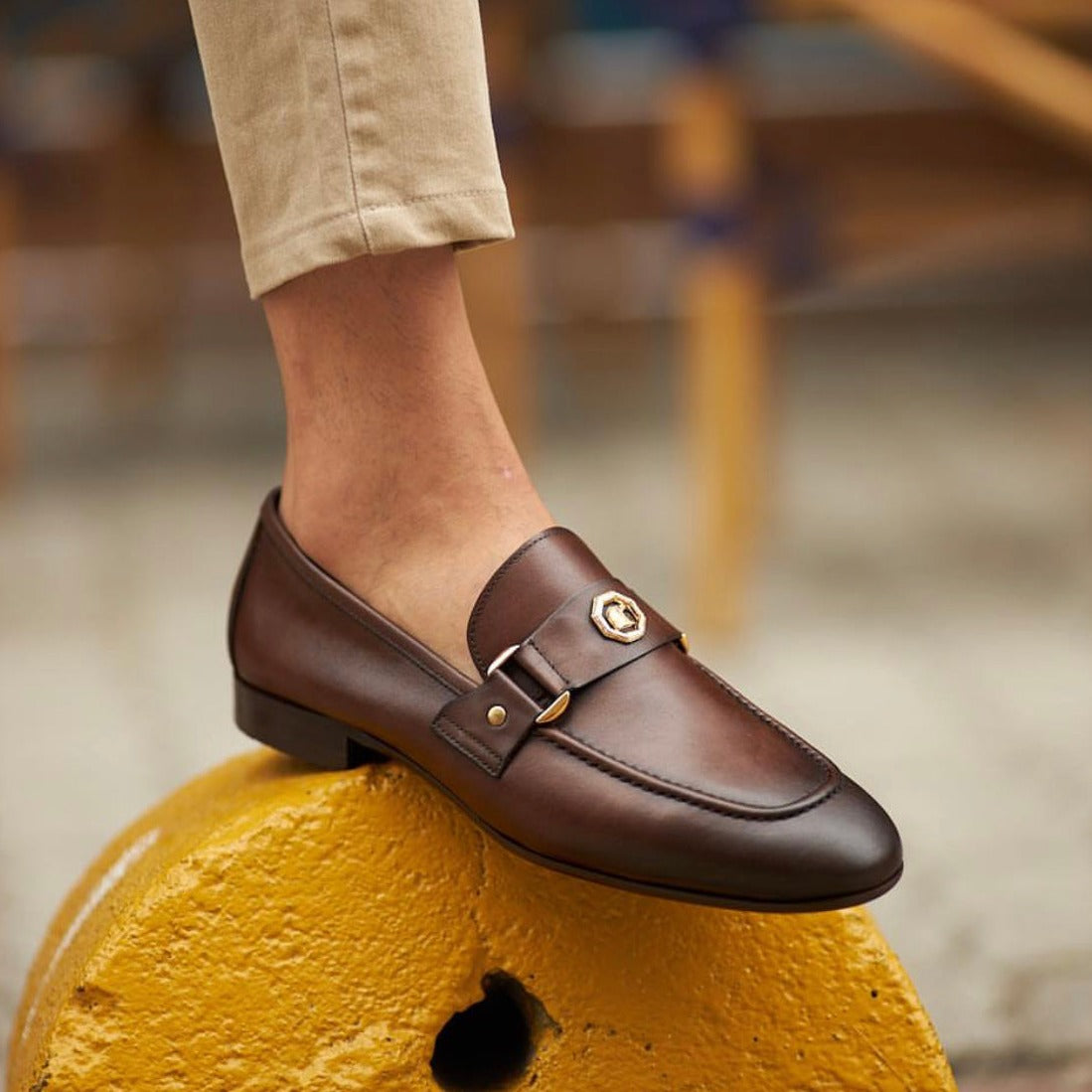 Brown Azok Loafer