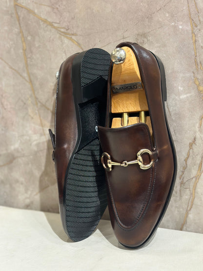 Brown Vantor Loafers