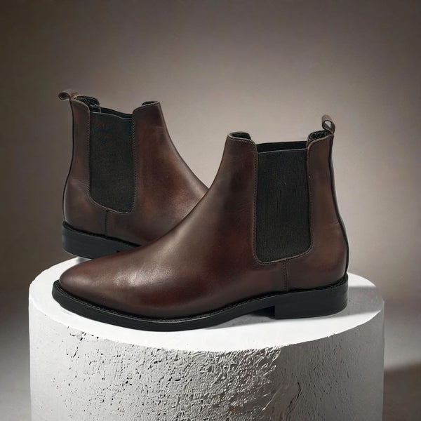 Brown Shaded Chelsea Boots