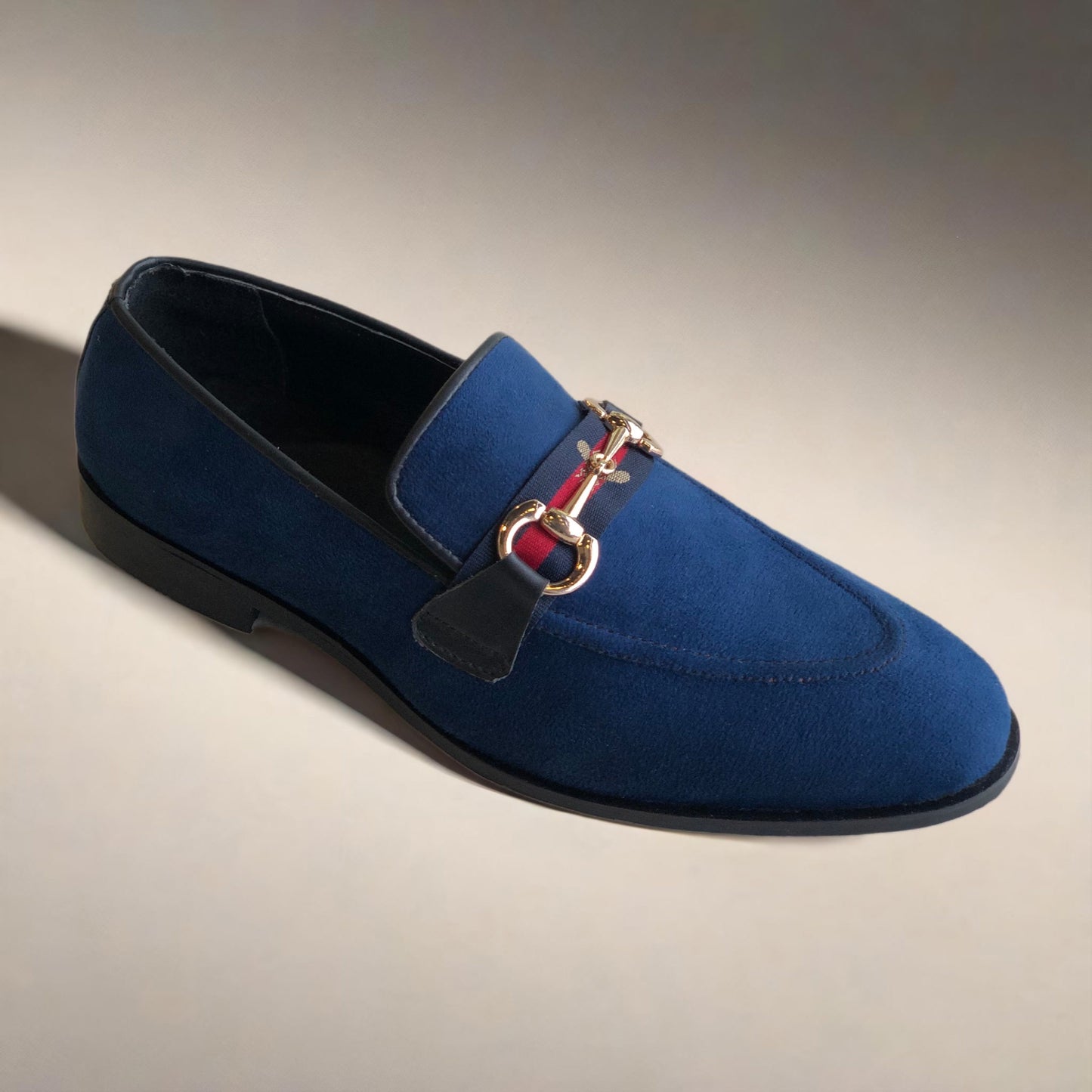 Blue Velvet Loafer