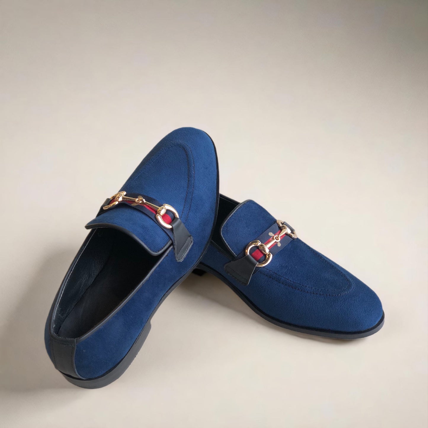 Blue Velvet Loafer