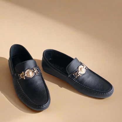 Black VRS Grainy Driving Loafer