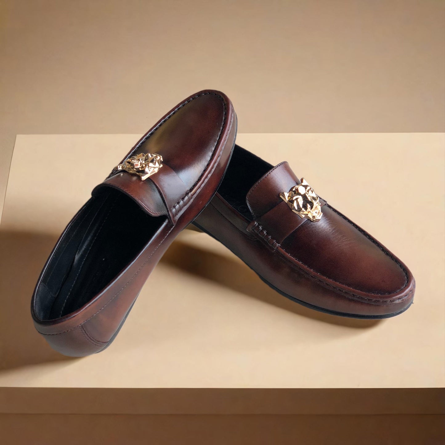 Brown Driving Loafers