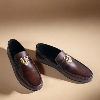 Brown Driving Loafers