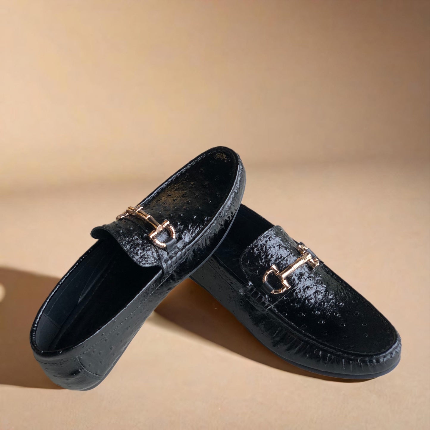Black Os Gb Driving Loafers