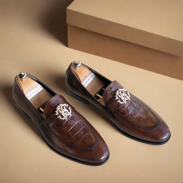 Brown Croc RC Loafer