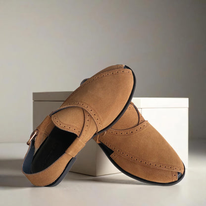 Camel Suede Kheri