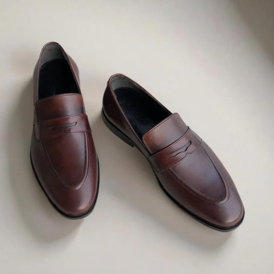 Brown Penny Loafers