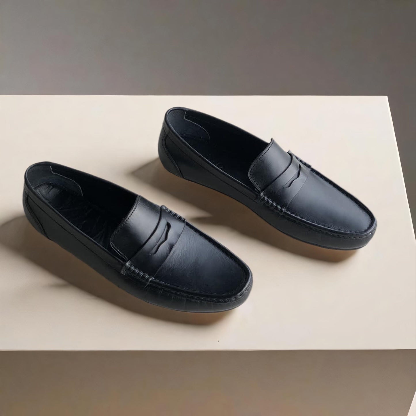 Black Driving Loafer