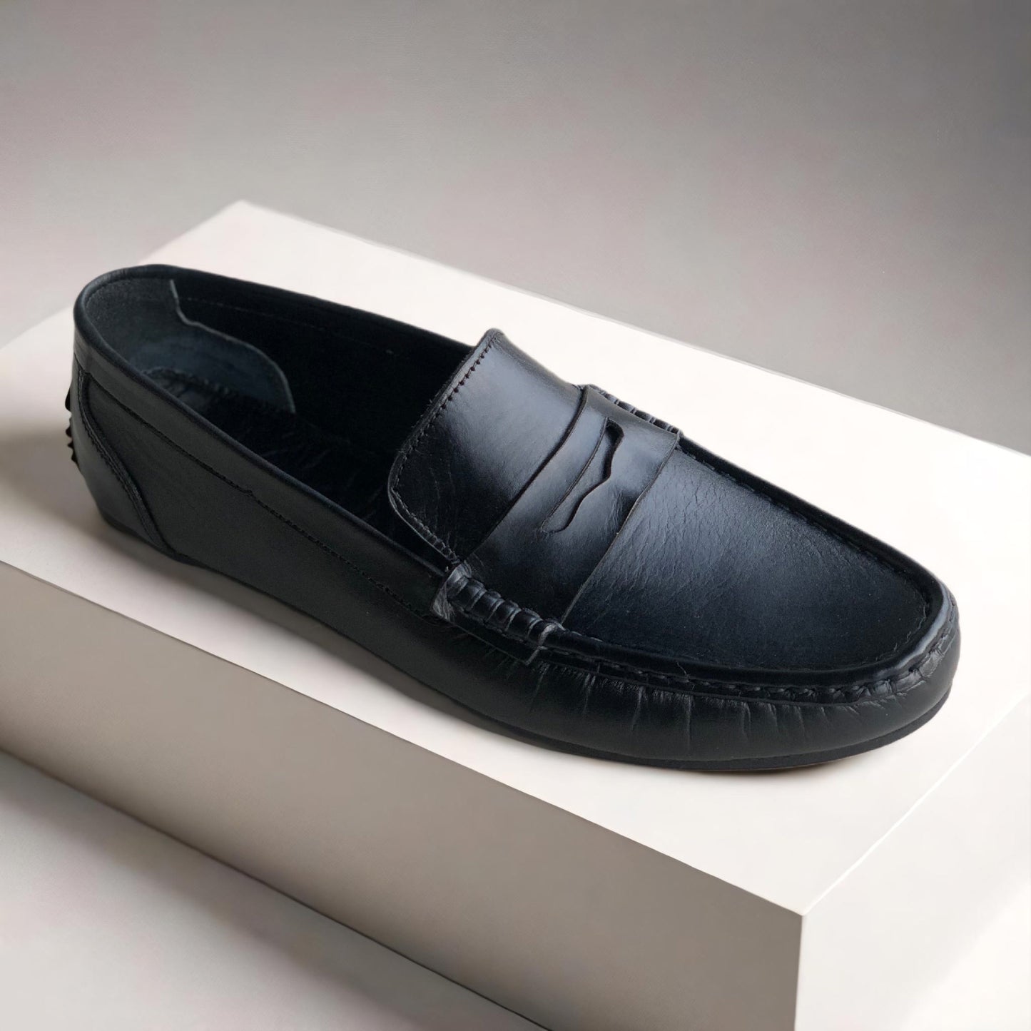 Black Driving Loafer