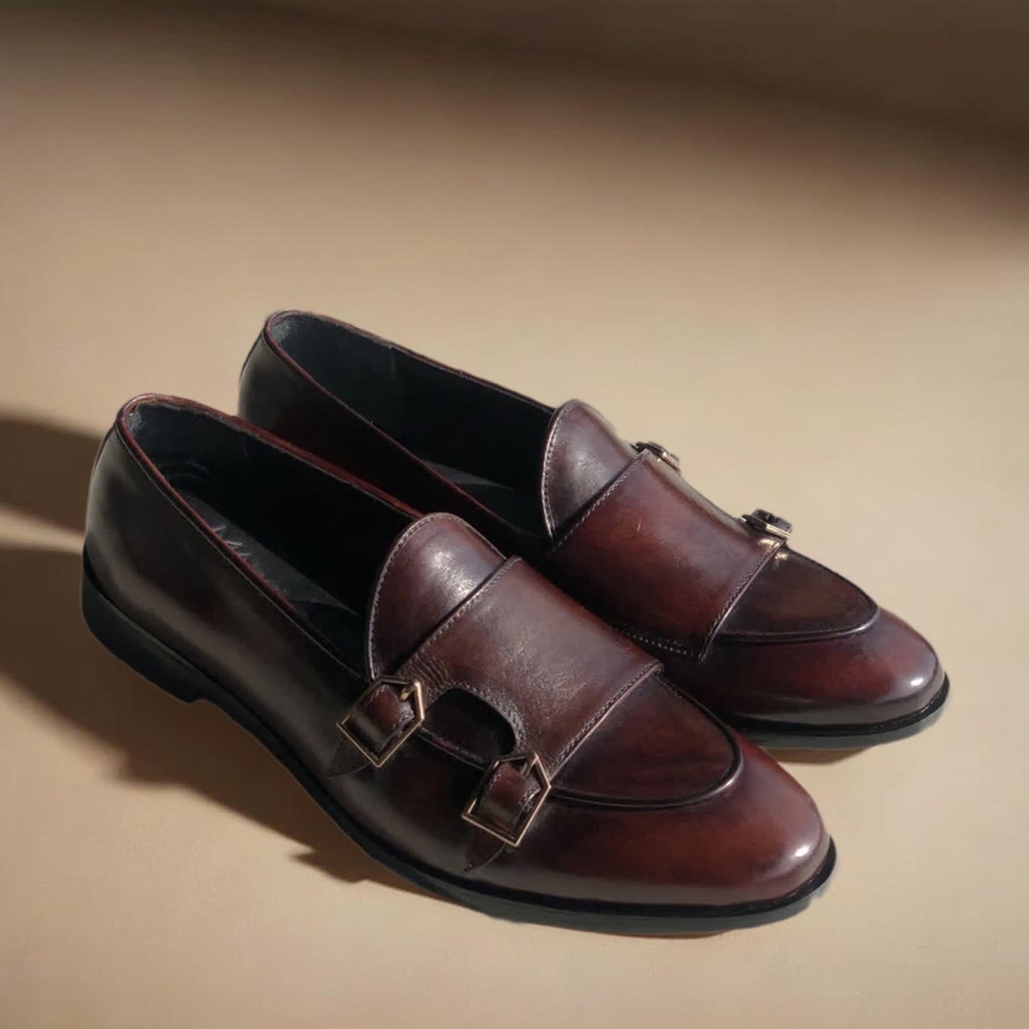 Brown Double Monk Moccasin