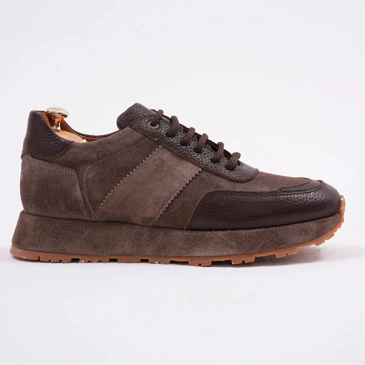 Coffee Suede Runners