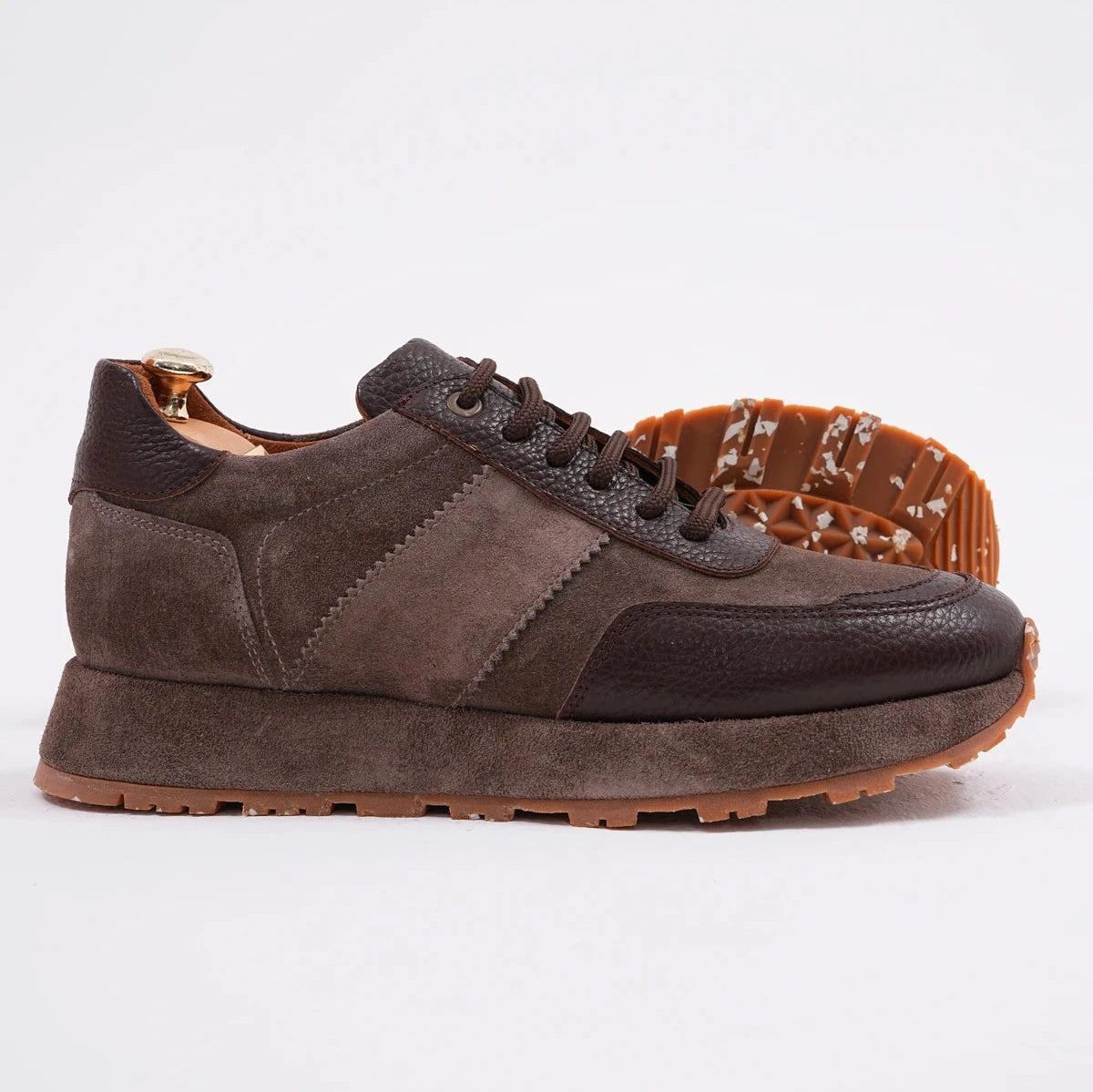 Coffee Suede Runners