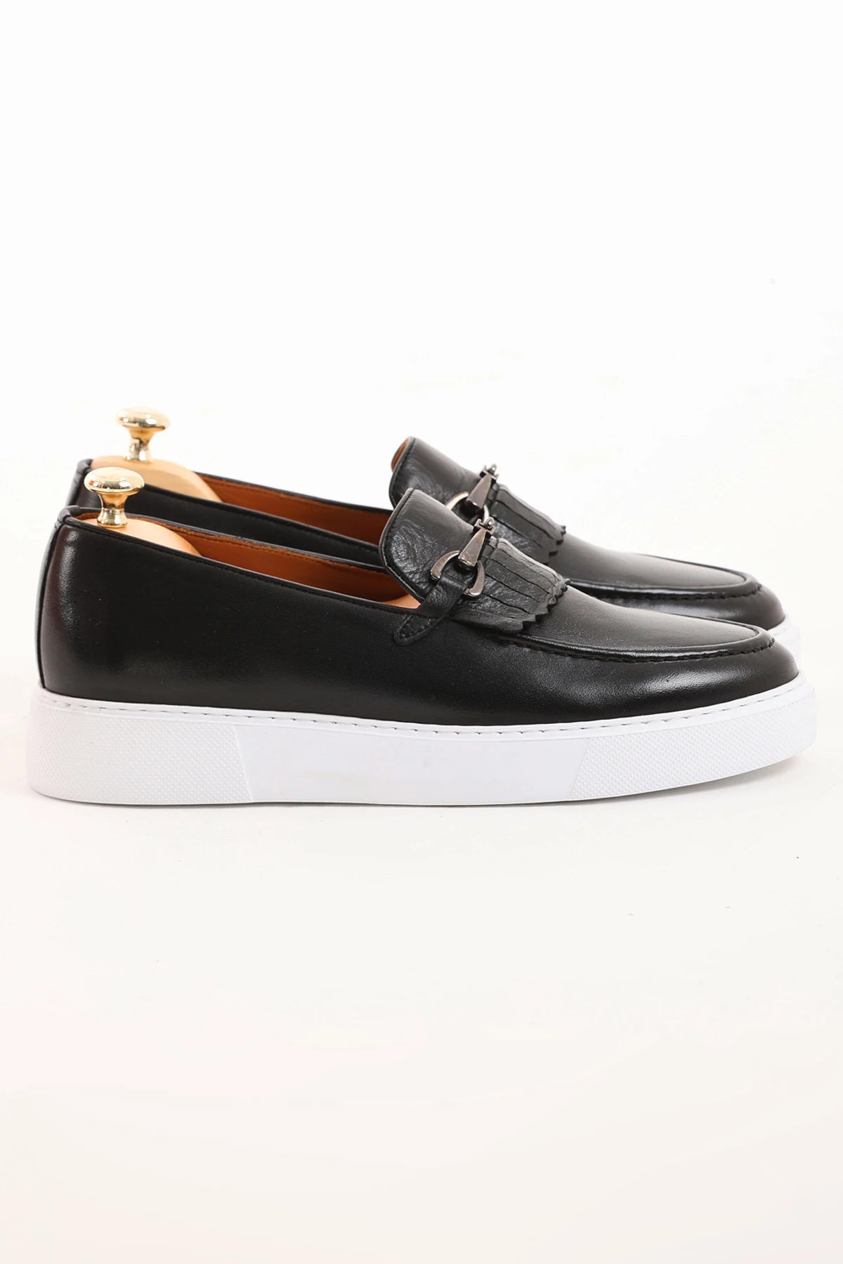 Black Casual Buckle Loafer