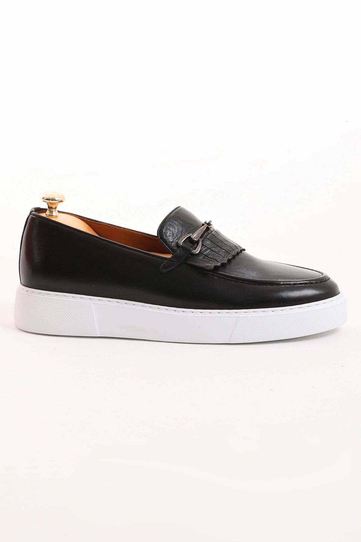 Black Casual Buckle Loafer