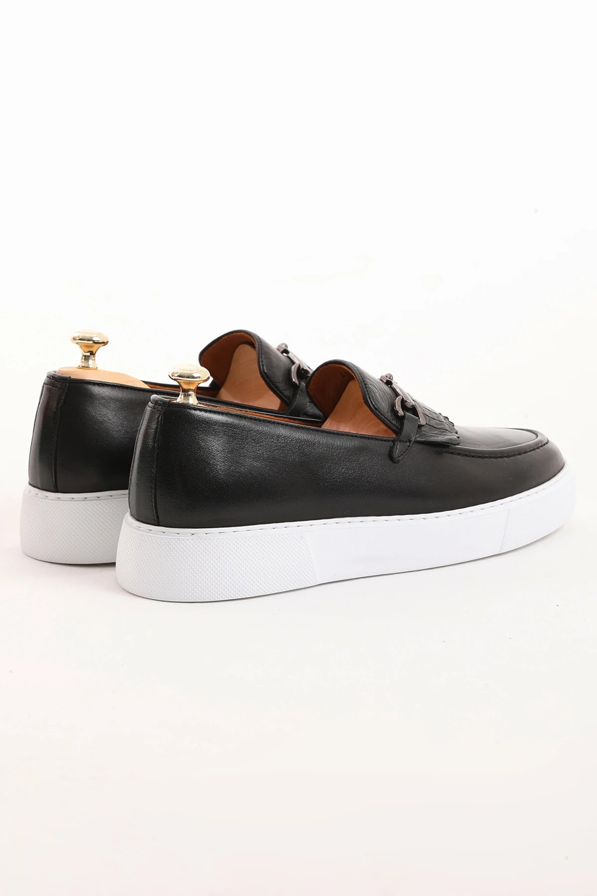 Black Casual Buckle Loafer