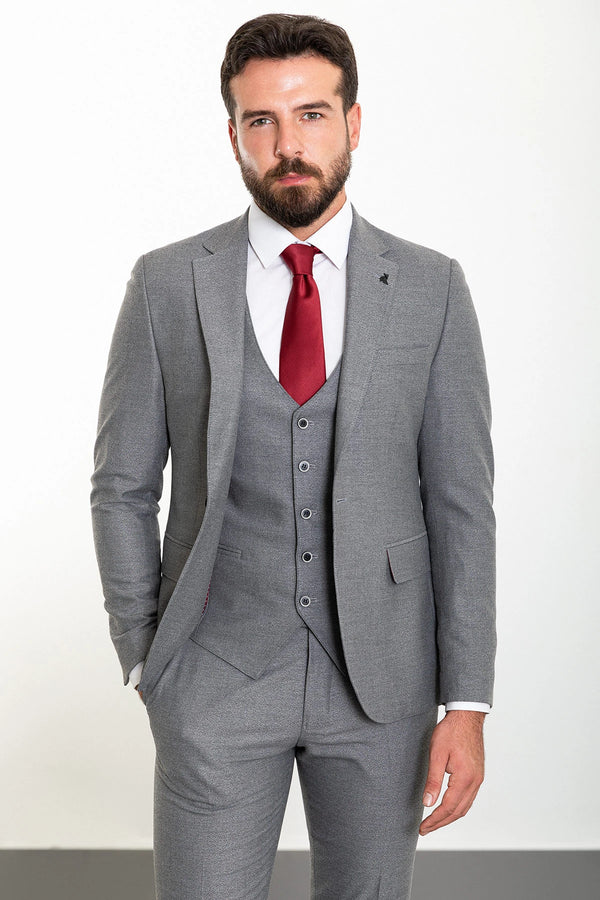 Grey Slim Fit Suit