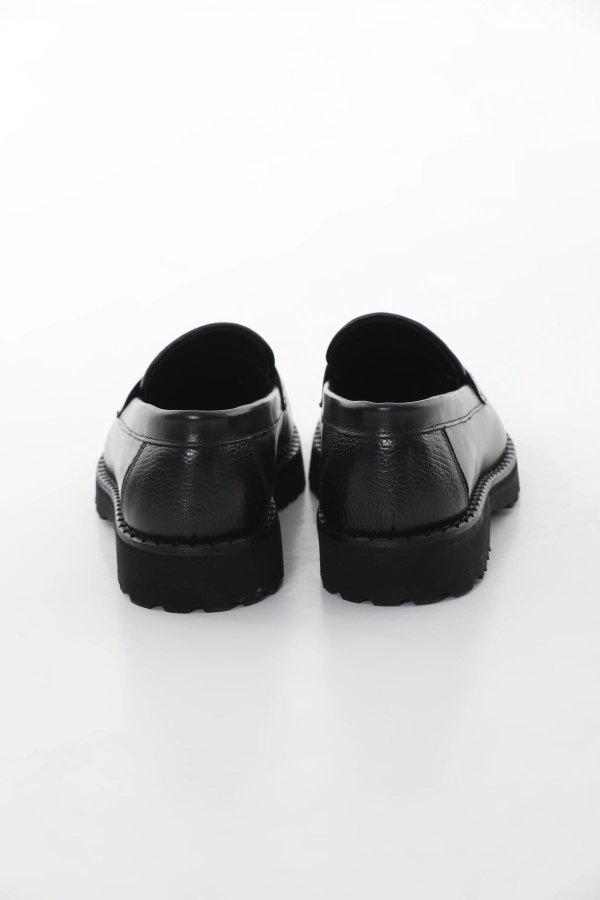 Black Grainy Loafer