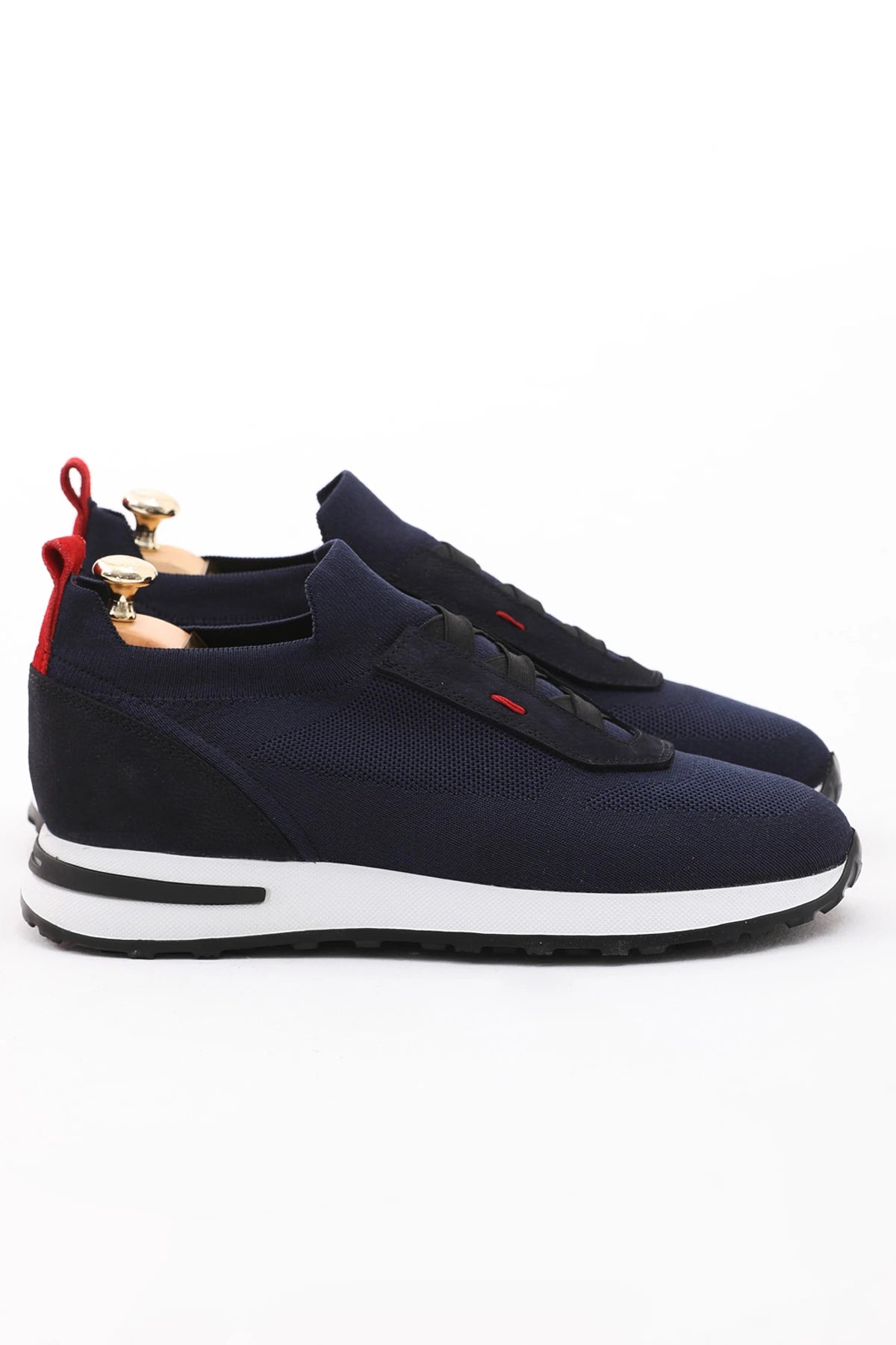 Blue Knitwear Casual Runners