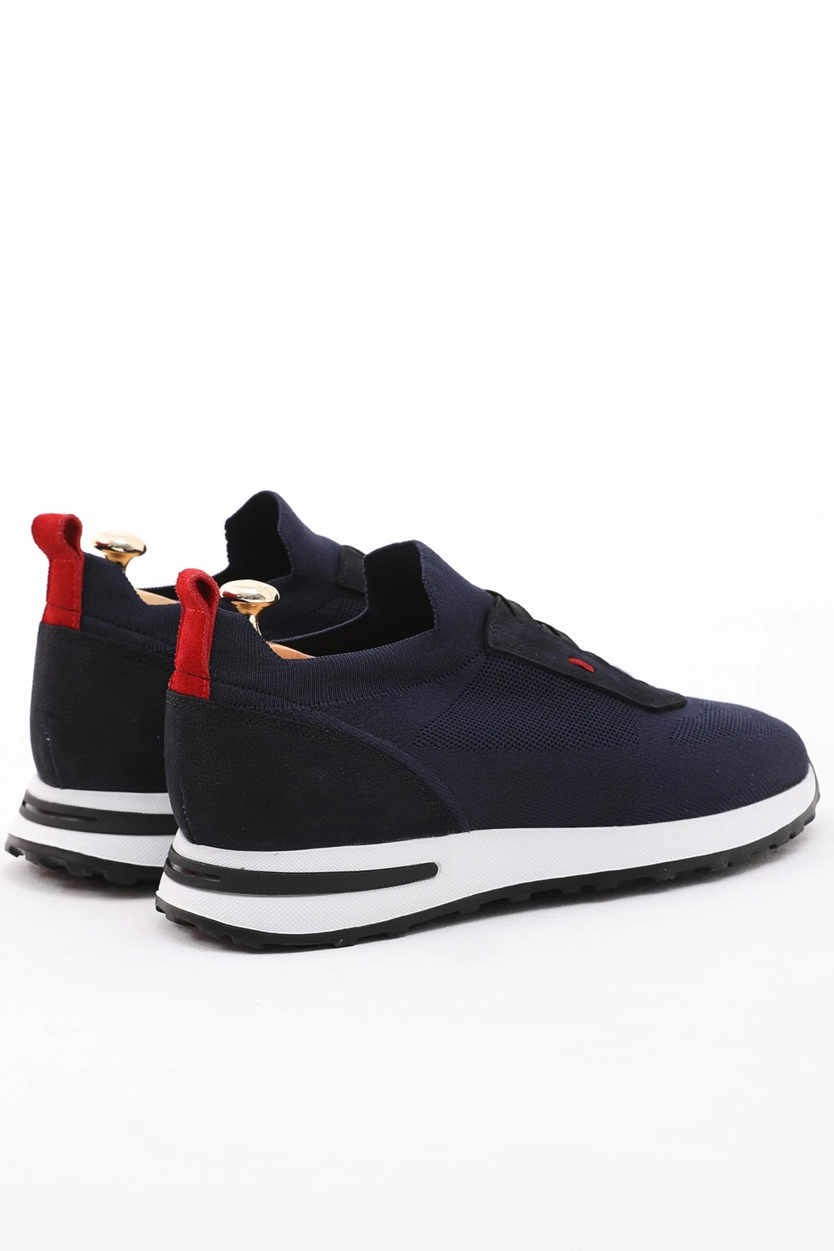 Blue Knitwear Casual Runners