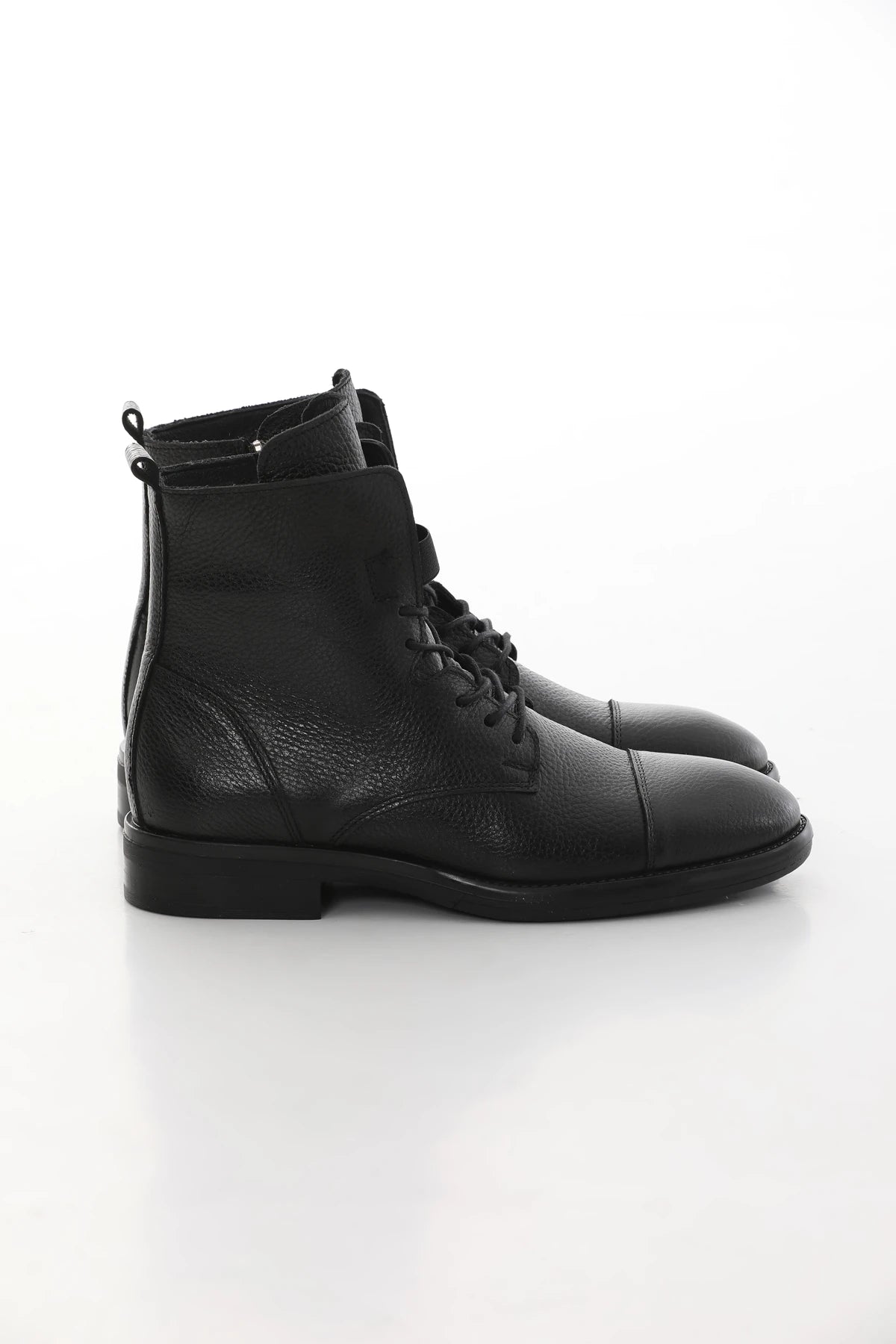 Black Milled Boots