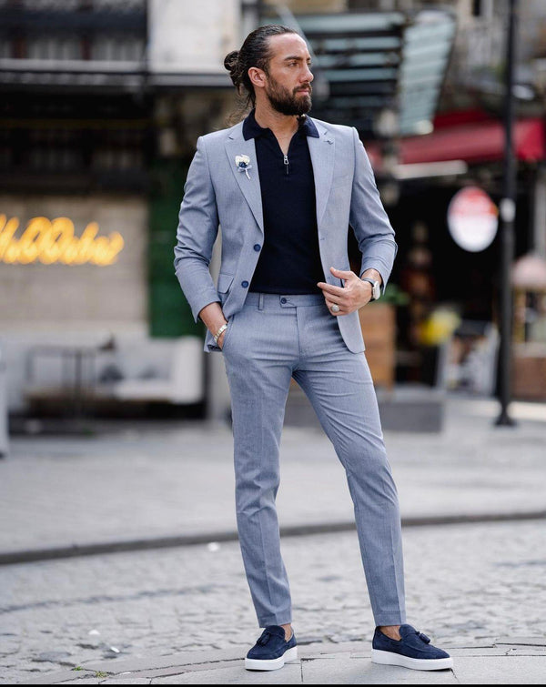 Indigo Slim Fit Suit