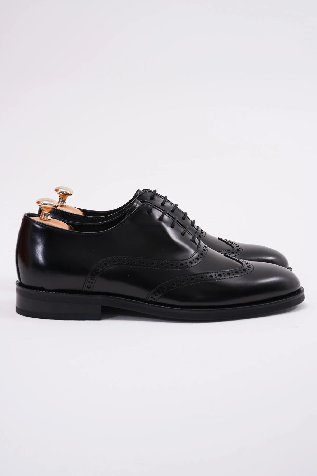 Black Calf Wingtip Oxford